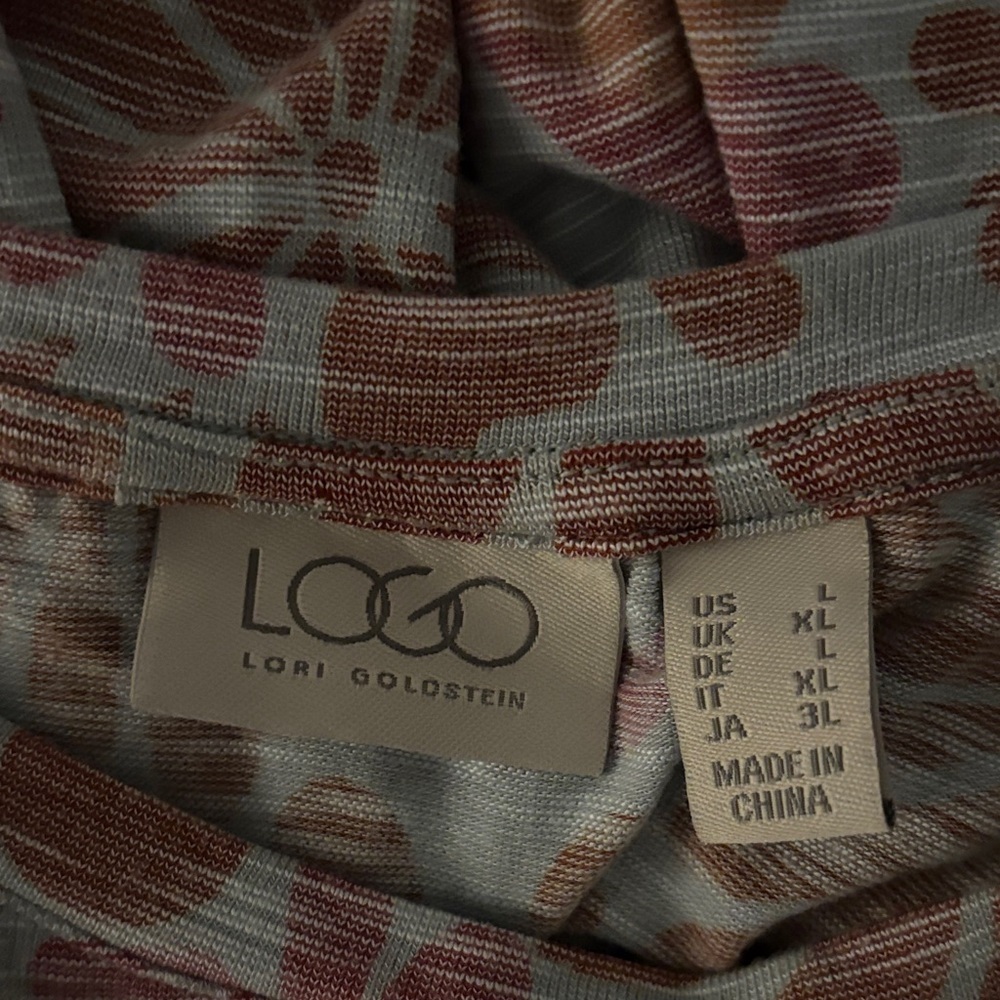 LOGO by Lori Goldstein Floral Long Sleeve Dress - Picture 4 of 4